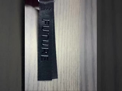 Rectangular Clothing Brand Patches Garment Trims And Accessories Full Color Printing