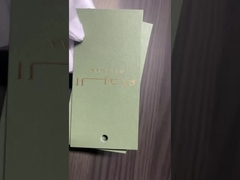 Snap Lock Style Custom Clothing Hang Tags in Plastic Material for Garments