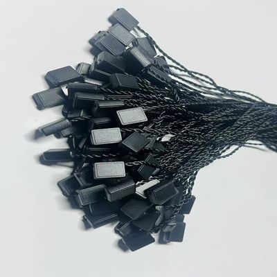 ODM 7 Inch Rectangle Black Plastic Tag Fasteners String Flexible