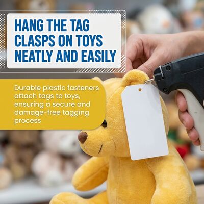 Flexible Nylon Tag Fasteners 0.2 Inches Width Excellent Choice for Attaching Tags to Clothing Shoes and Accessories Providing Secure Hold