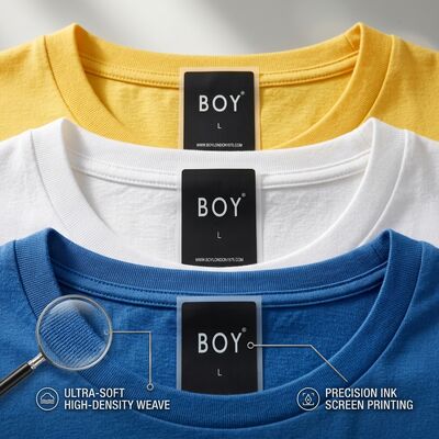 Iron On Fabric Woven Sewing Heat Transfer Clothing Labels Patches For Polo Shirt Personalized