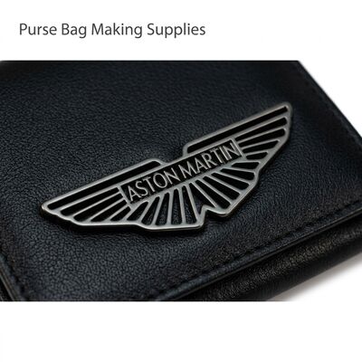 Bulk Purse Making Hardware Accessories Gold Plated Label For Handbag Stitching