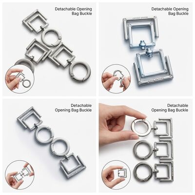 Customer Logo Bag Making Accessories featuring Zipper Closure Belt and essential parts designed for bag production processes
