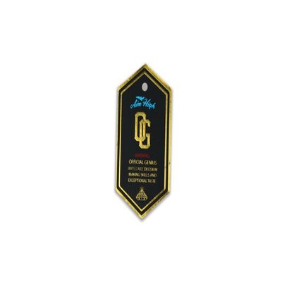 Rectangular Recycled Paper Clothing Hang Tag Waterproof For Gifts