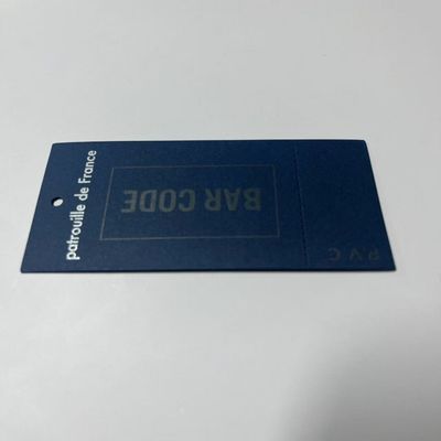 Custom Made Apparel Clothing Hang Tag Accessories Die Cut Printing 300gsm