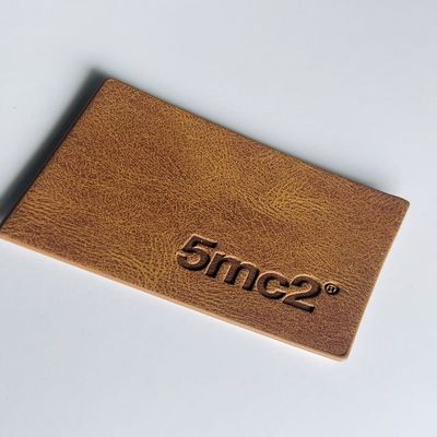 PU Genuine Jeans Leather Label Clothes Garment Tags Custom