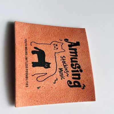 Custom Jeans Leather Label Rectangular Brand Logo For Crochet Items