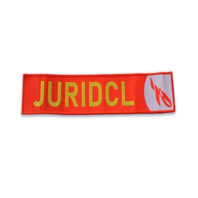 Self Adhesive Cotton Custom Embroidered Labels For Clothing Hem