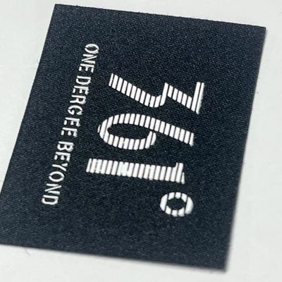 Custom Embroidery Woven Clothing Labels Tags For Hats T Shirt