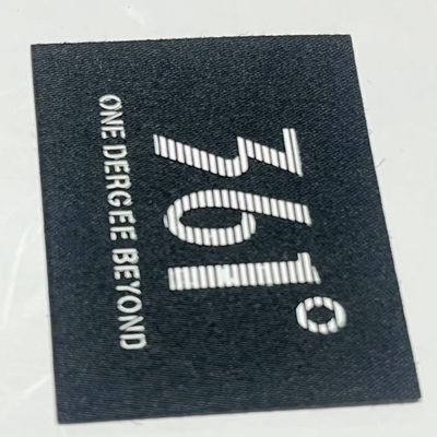 Custom Embroidery Woven Clothing Labels Tags For Hats T Shirt