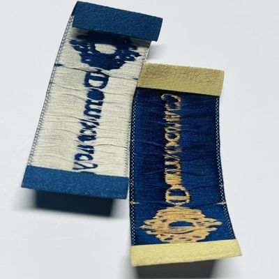 Craft Embroidered Woven Garment Labels Custom For T Shirt