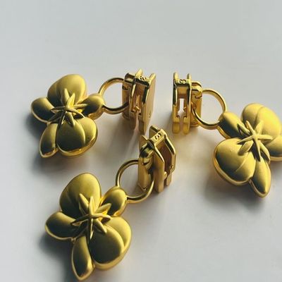 Zinc Alloy Handbag Making Supplies Hardware Golden Metal Luggage Racks