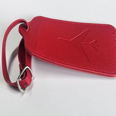 Red Purse Bag Making Accessories Leather Hang Tag Personalised