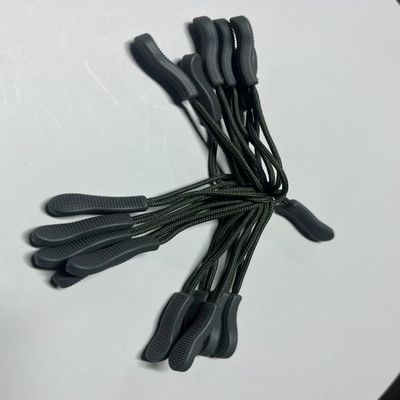 Custom Plastic Cord Zipper Puller Merchandise String Sealing Rope heavy duty
