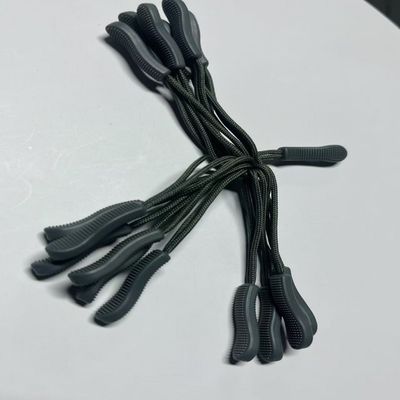 Custom Plastic Cord Zipper Puller Merchandise String Sealing Rope heavy duty
