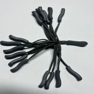 Custom Plastic Cord Zipper Puller Merchandise String Sealing Rope heavy duty