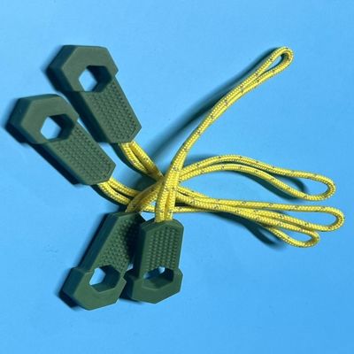 500Pcs Plastic Silicone Jumpsuit Zipper Helper Nylon Zipper Puller For Apparel Clothing