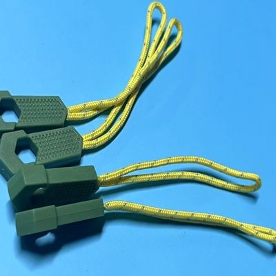 500Pcs Plastic Silicone Jumpsuit Zipper Helper Nylon Zipper Puller For Apparel Clothing