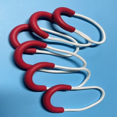 Round Reusable Plastic Cord Zipper Puller Slider Loop Weather Resistant