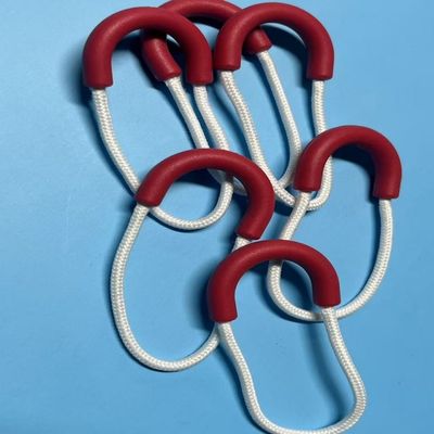 Round Reusable Plastic Cord Zipper Puller Slider Loop Weather Resistant