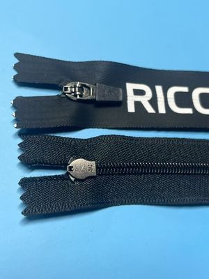 ODM Reusable Black Nylon Zipper Pulls For Clothing Merchandise Store