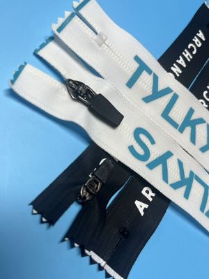 Weather Resistant Cord Zipper Puller Nylon Zipper Jacket Customized