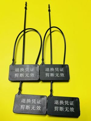 ODM Black Garment Security Tag Clothing Label Tags For Clothing Stores