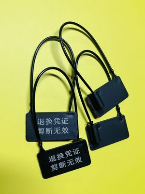 ODM Black Garment Security Tag Clothing Label Tags For Clothing Stores
