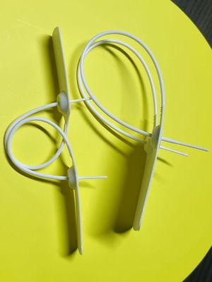 Bulk White Plastic Cloth Security Tag On Clothing Rectangle