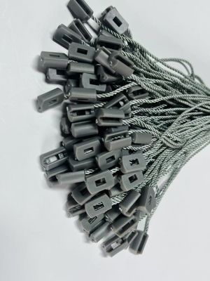 Gray POM Plastic Nylon Tag Fasteners Attacher For Hang Tags