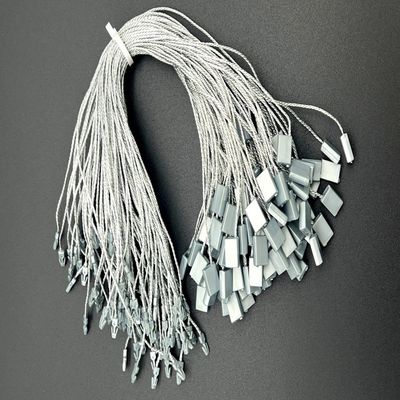 Customized Aluminum Plastic Hang Tag Fasteners For Fabric Garment