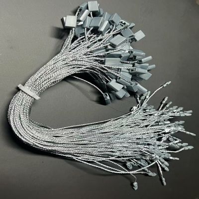 Customized Aluminum Plastic Hang Tag Fasteners For Fabric Garment