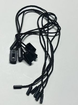 OEM Luggage Bags Hang Tag Lock String Price Tag Fasteners Black