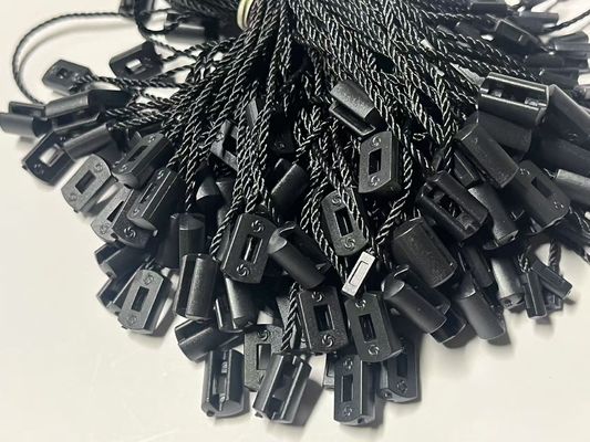 OEM Luggage Bags Hang Tag Lock String Price Tag Fasteners Black