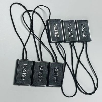 Weatherproof 3 Inch Black Hang Tag String Swing Tag Thread 100Pcs