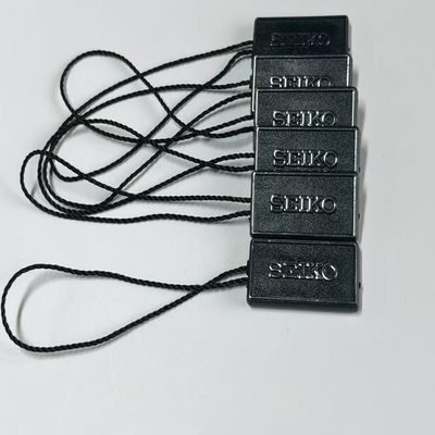 Weatherproof 3 Inch Black Hang Tag String Swing Tag Thread 100Pcs
