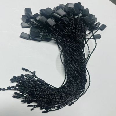 ODM 7 Inch Rectangle Black Plastic Tag Fasteners String Flexible