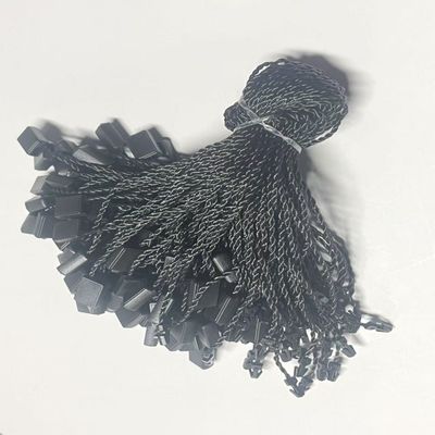 ODM 7 Inch Rectangle Black Plastic Tag Fasteners String Flexible