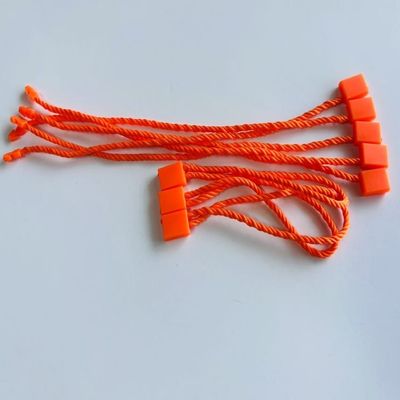 Fabrics Orange Plastic Tag Fastener Retail Store Clothing Accessory