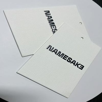 Writable Garment Clothing Hang Tag 280gsm Bristol Board For Retail