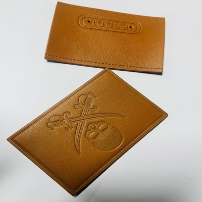 Custom Leather Labels Sew On Closure Type Customized For Your Individual Requirements