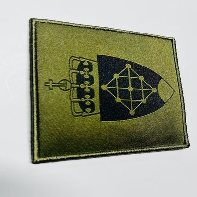 Glossy or Matte Finish Garment Patches Rectangular Customized Logo Durable