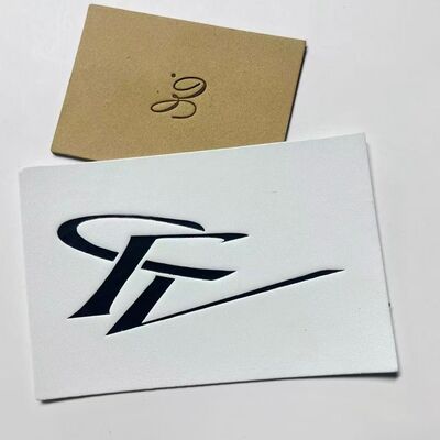 Embossed Jeans Leather Label Unique Garment Label Leather Patch Ideal for Custom Denim Clothing and Accessories