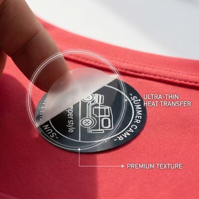 38*54mm Heat Transfer Clothing Labels The Perfect Solution for Printing