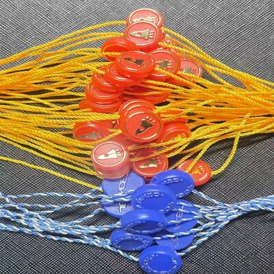 Innovative Magnetic Lock Plastic Tag Fastener Tool Free Loop Pins for Quick Retail Garment Tagging and Removal System