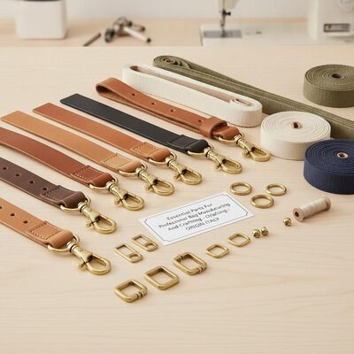 Detachable Strap Bag Making Accessories Origin Italy Essential Parts For Professional Bag Manufacturing And Crafting