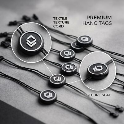 Thickness 0.2mm Garment Swing Tags High Durability Clothing Labels Designed for Apparel Identification and Tracking